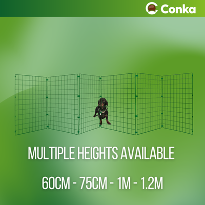Freestanding Indoor Dog Barrier 1m High (100mm x 125mm Mesh)
