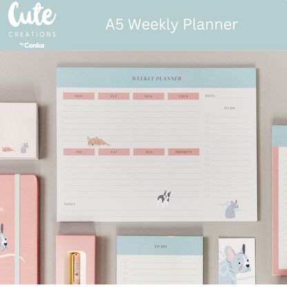 Paws 'n' Plan Dachshund Dog Lovers 7 Piece Stationery Gift Set