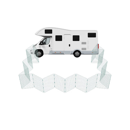75cm High - 50mm Mesh - Caravan, Motorhome, Tent, Pitch Dog Fencing