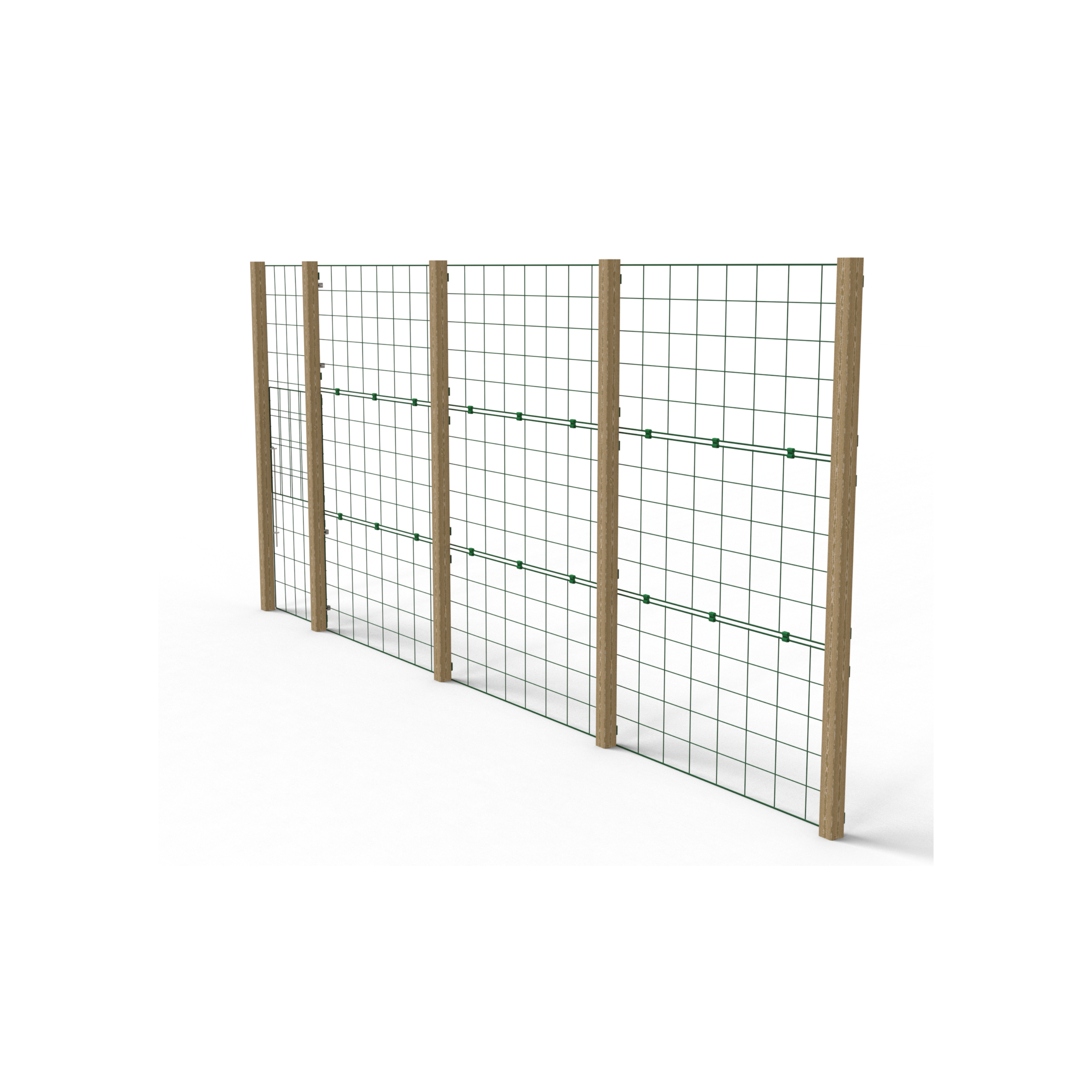 1.5m High Garden Fencing - Standard 100mm x 125mm Mesh