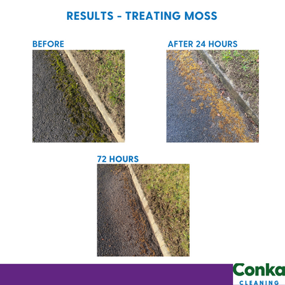 Wet & Walk Away Organic Moss & Algae Remover, Patio Cleaner, Mould, Lichen Remover Concentrate