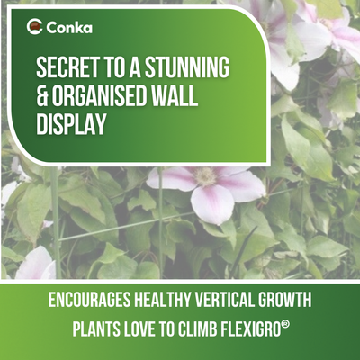 Flexigro Garden Trellis Plant Support Flat Panels Wall Plant Support Mesh For Climbing Plants