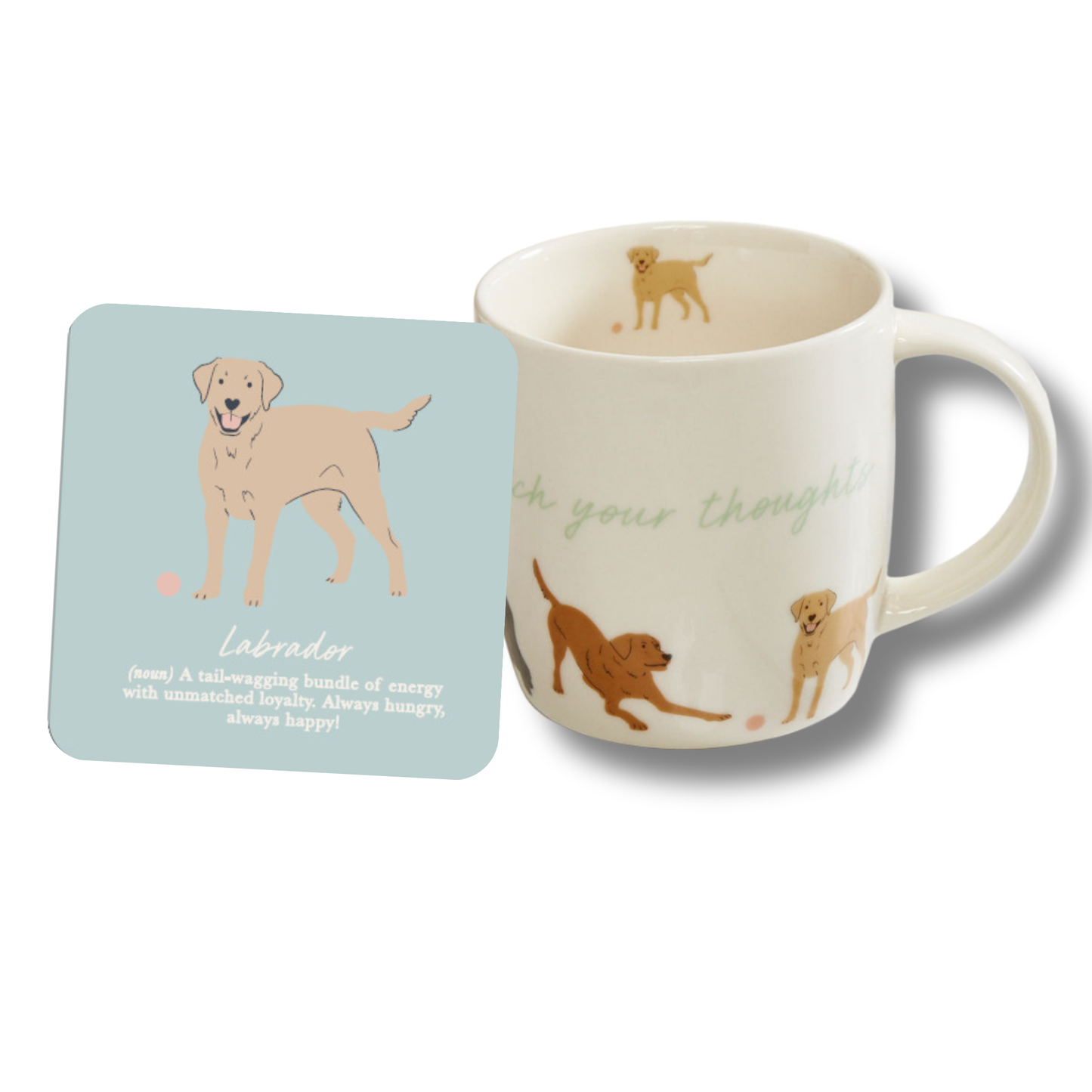 Labrador Mug & Coaster Set