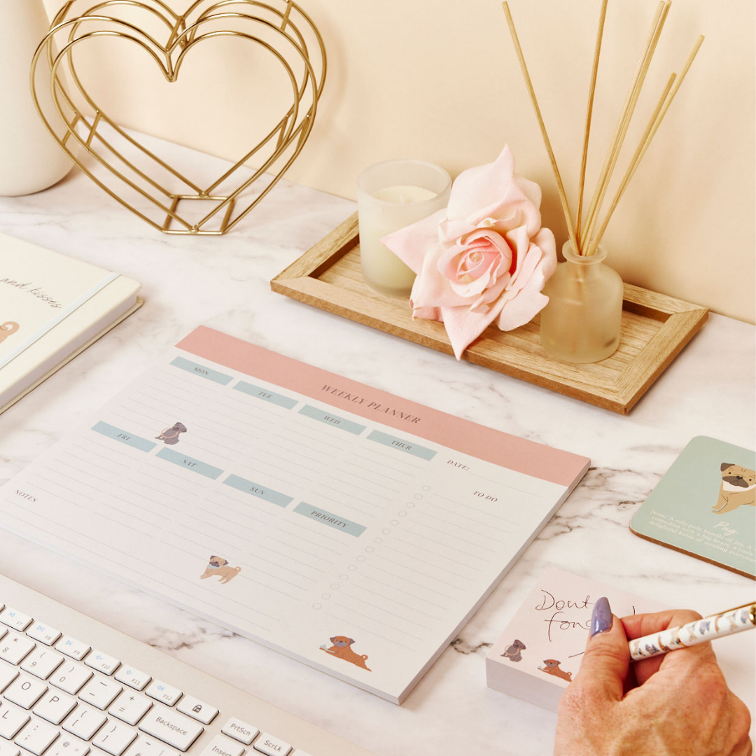 Paws 'n' Plan Labrador Design 7 Piece Stationery Gift Set