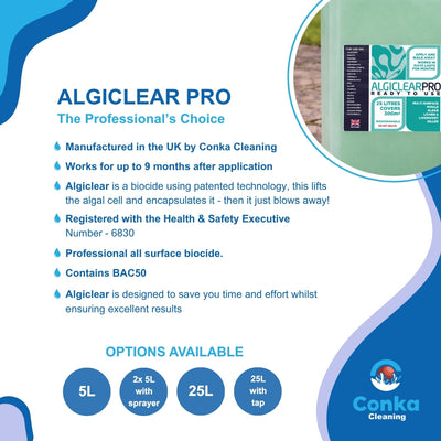 25ltr Algiclear Pro Ready To Use