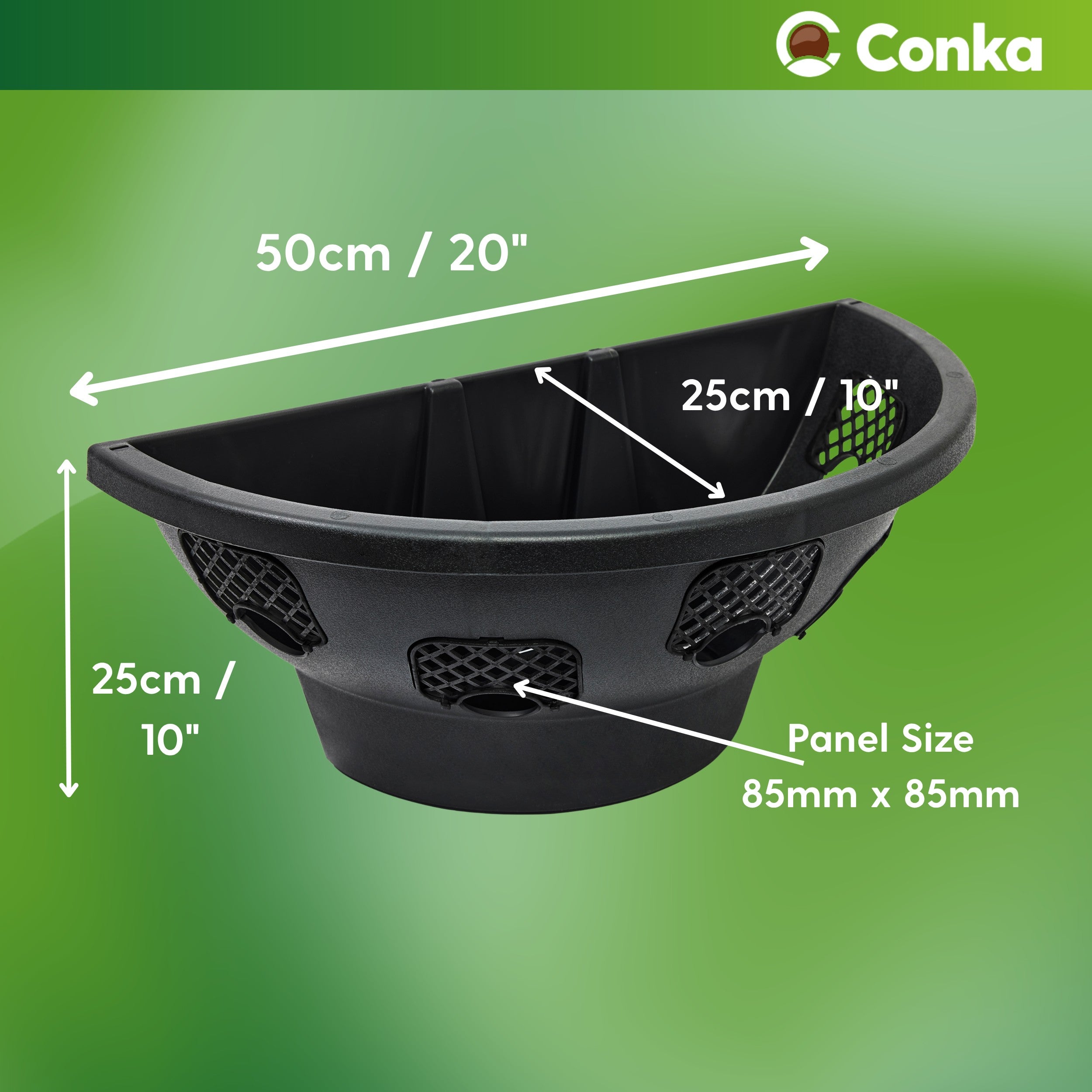 Plantopia/Easy Fill® Wall Basket Black or Green