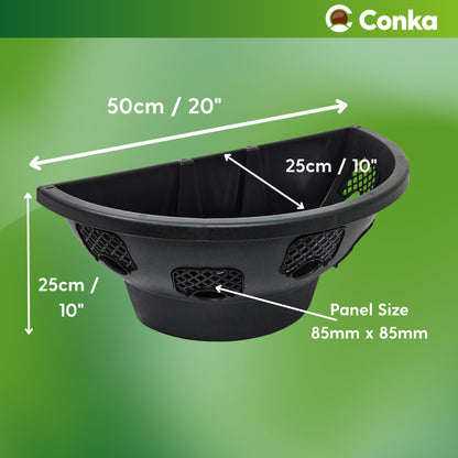 Plantopia/Easy Fill® Wall Basket Black or Green