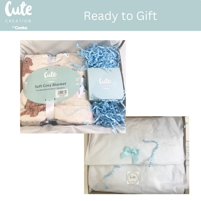 French Bulldog 'Relax & Paws' Blanket & Candle Gift Set