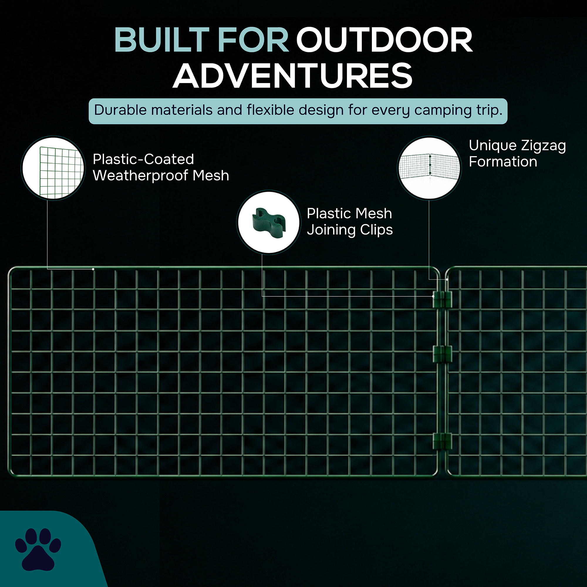 Caravan Skirt for Pets – Heavy Duty Caravan Pet Fence Barrier