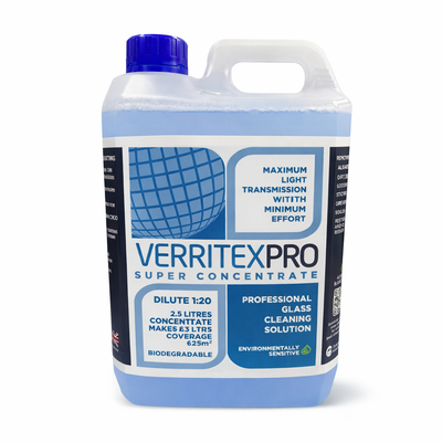Verritex Pro Professional Glass Cleaner Concentrate 2.5 ltr