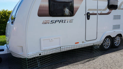 1m High Caravan, Motorhome, Tent, Pitch Dog Fencing - Standard Mesh (100mm x 125mm)