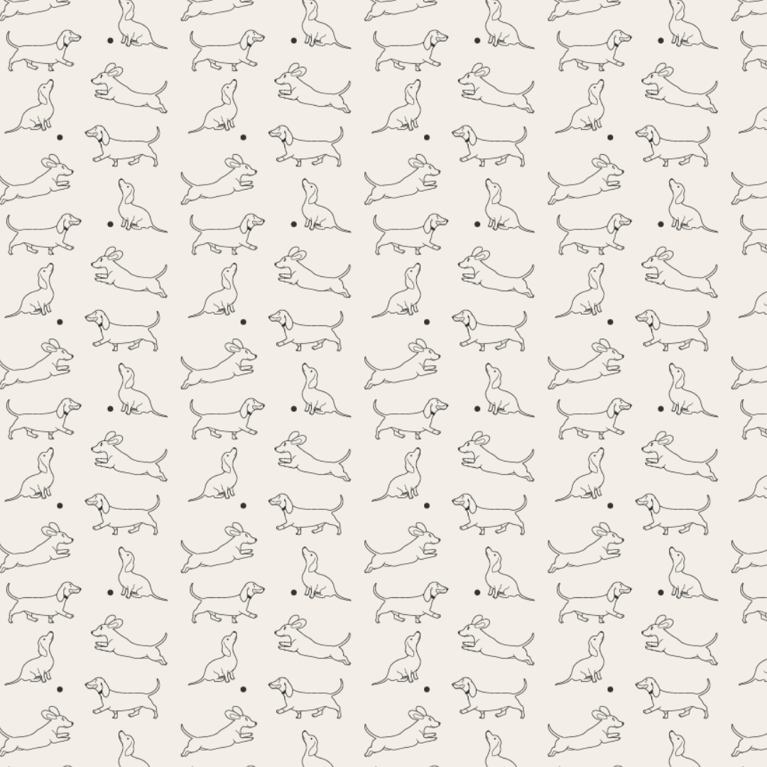 Dachshund Design Scarf