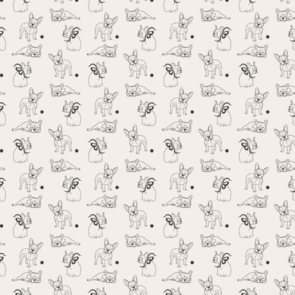 French Bulldog Design Scarf