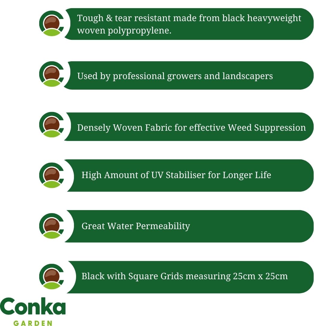 Premium Professional Grade Weed Control Membrane Ground Cover