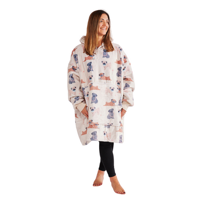 PUG HOODIE - One size