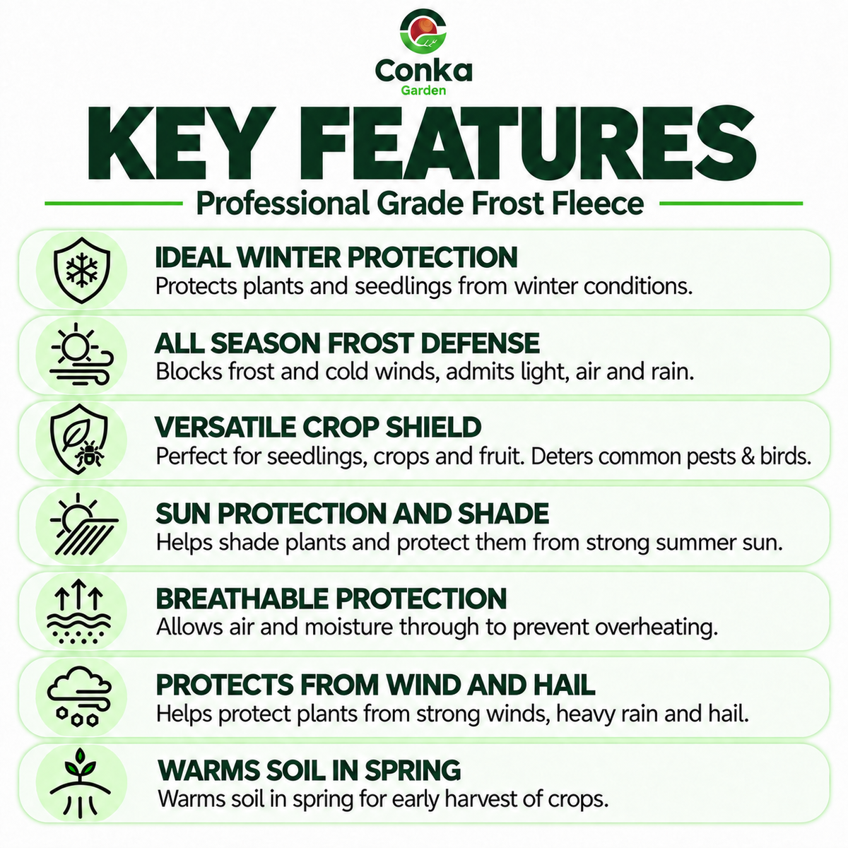 Frost Protection Fleece 18gsm & Extra Thick 35gsm