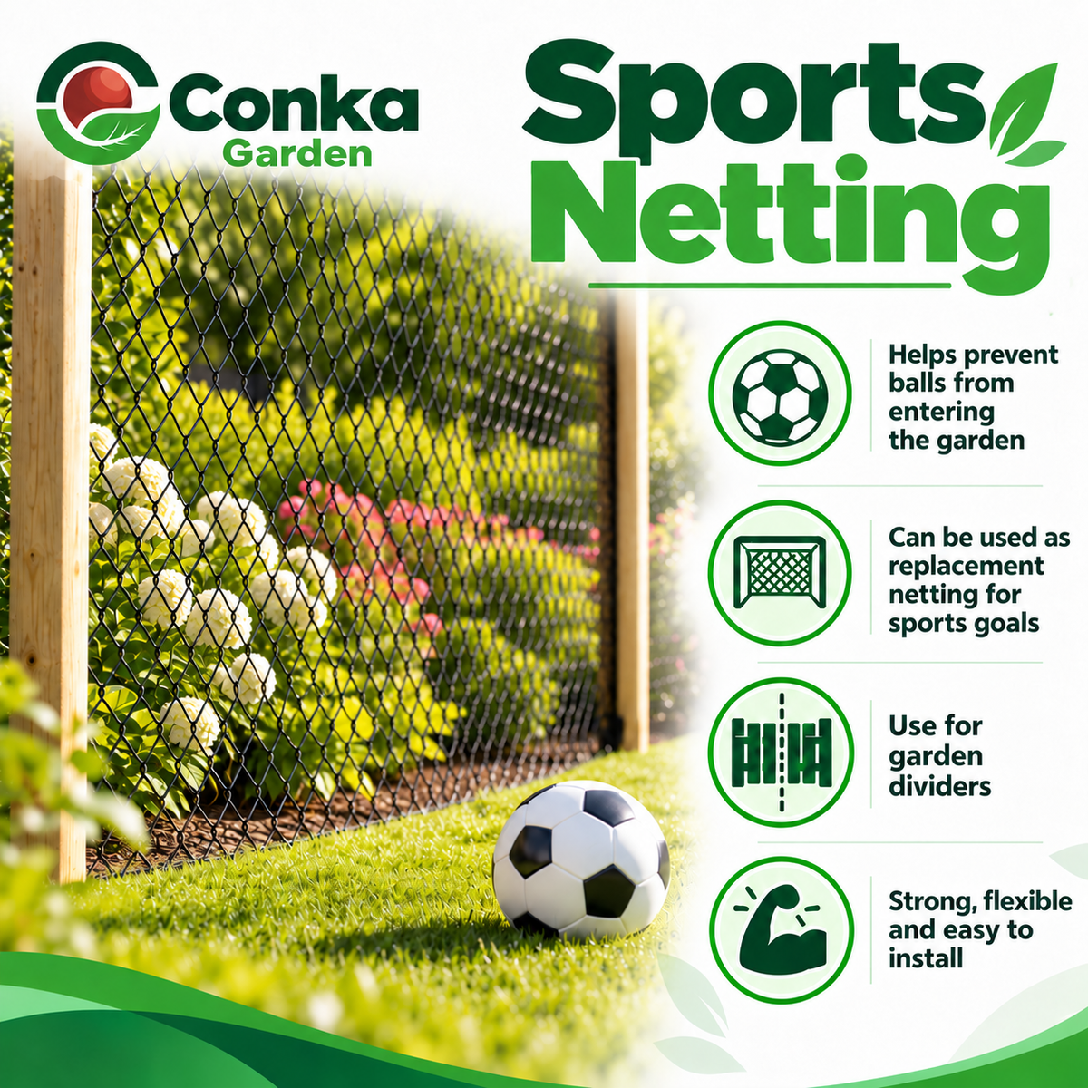 Black Bird, Pigeon & Pond Netting – Strong 20mm Garden Mesh
