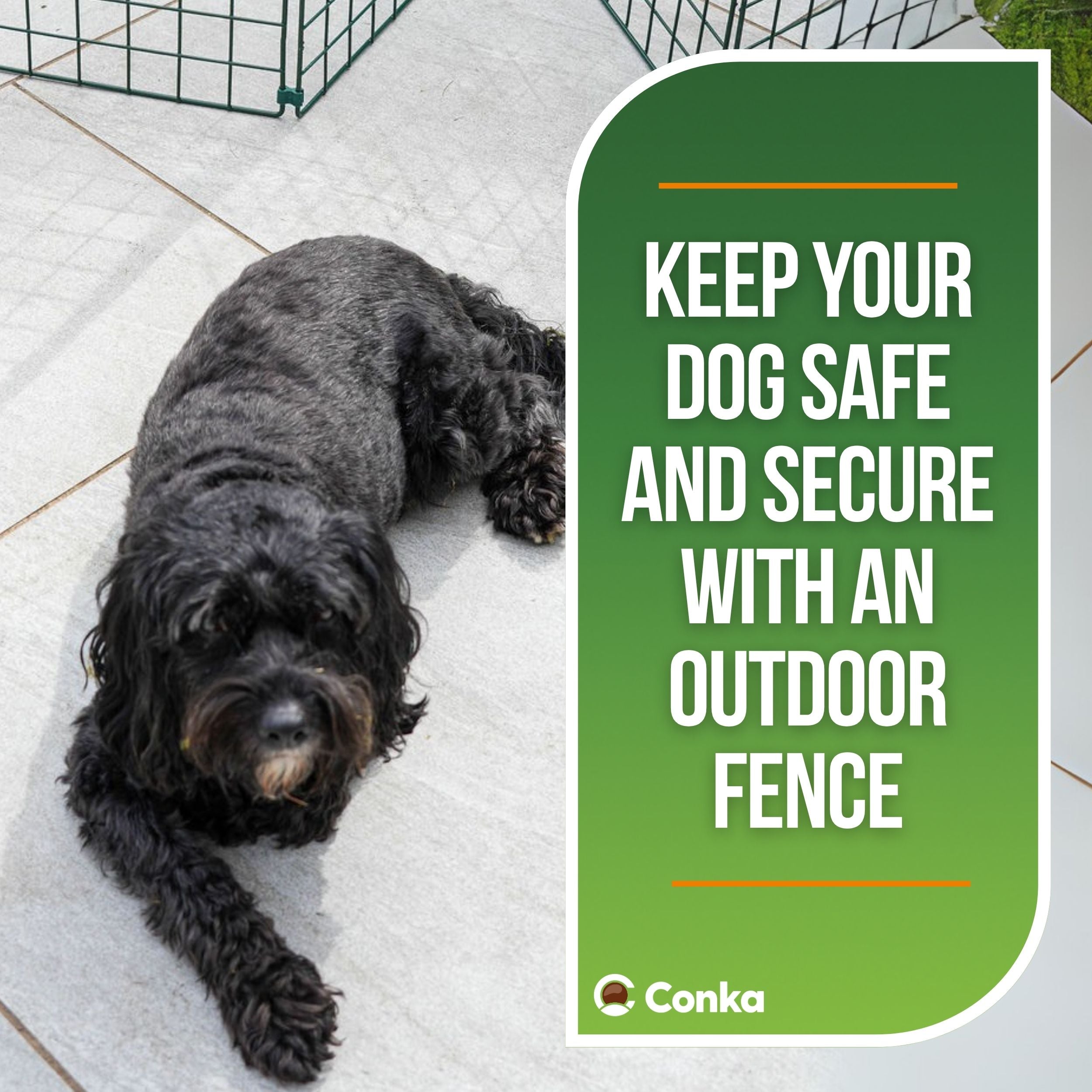 1m High Folding Dog Fence