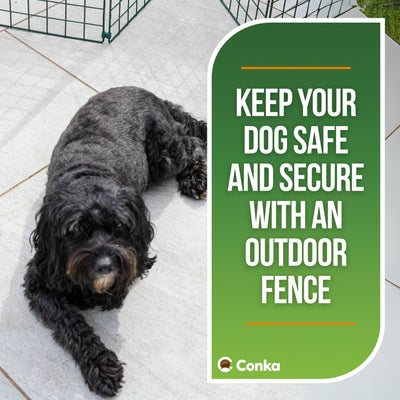 75cm High Folding Dog Fence (50mm x 50mm Mesh) Ideal for Puppy/Small Dogs