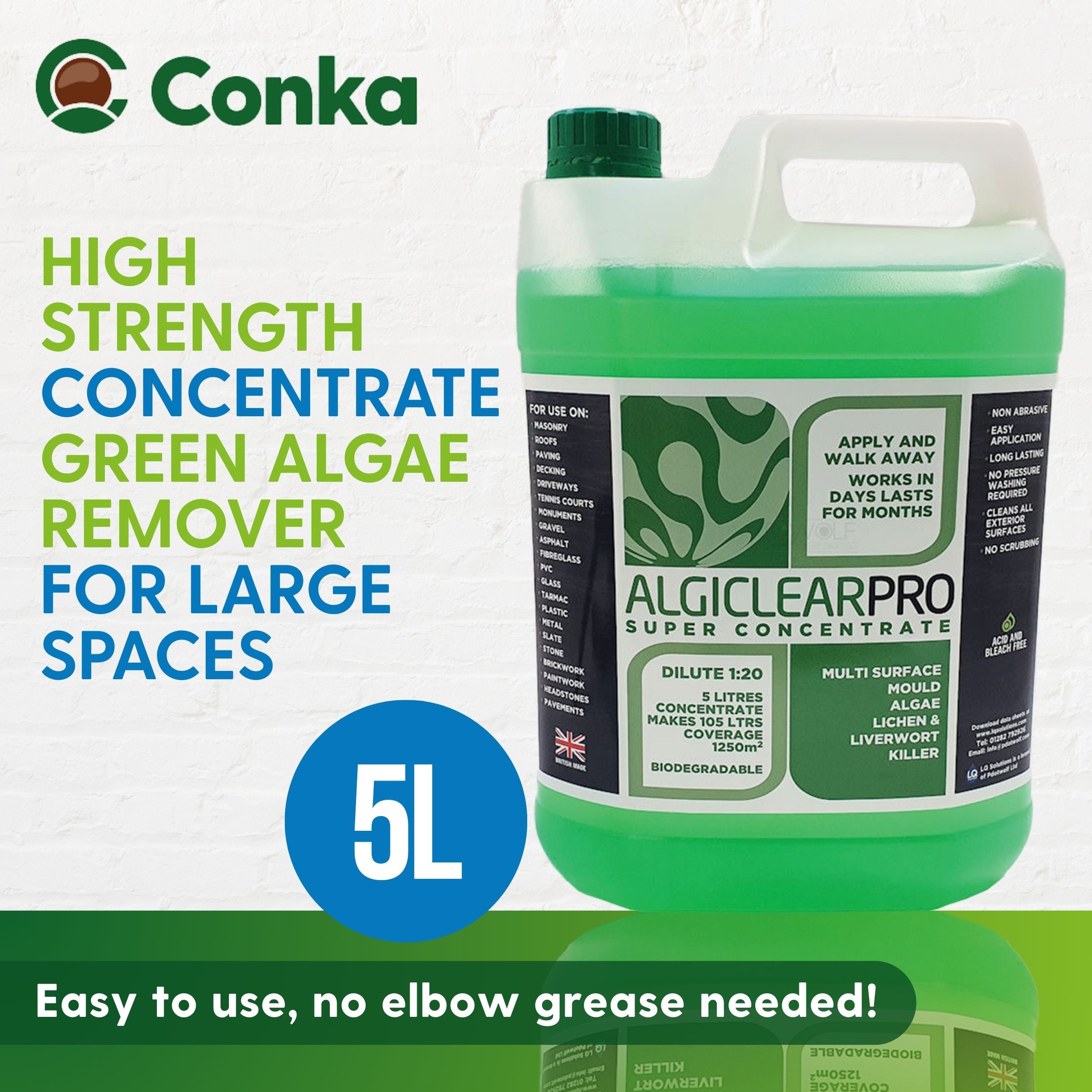 Algiclear Pro Concentrate 5Ltr