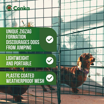 1m High Folding Dog Fence