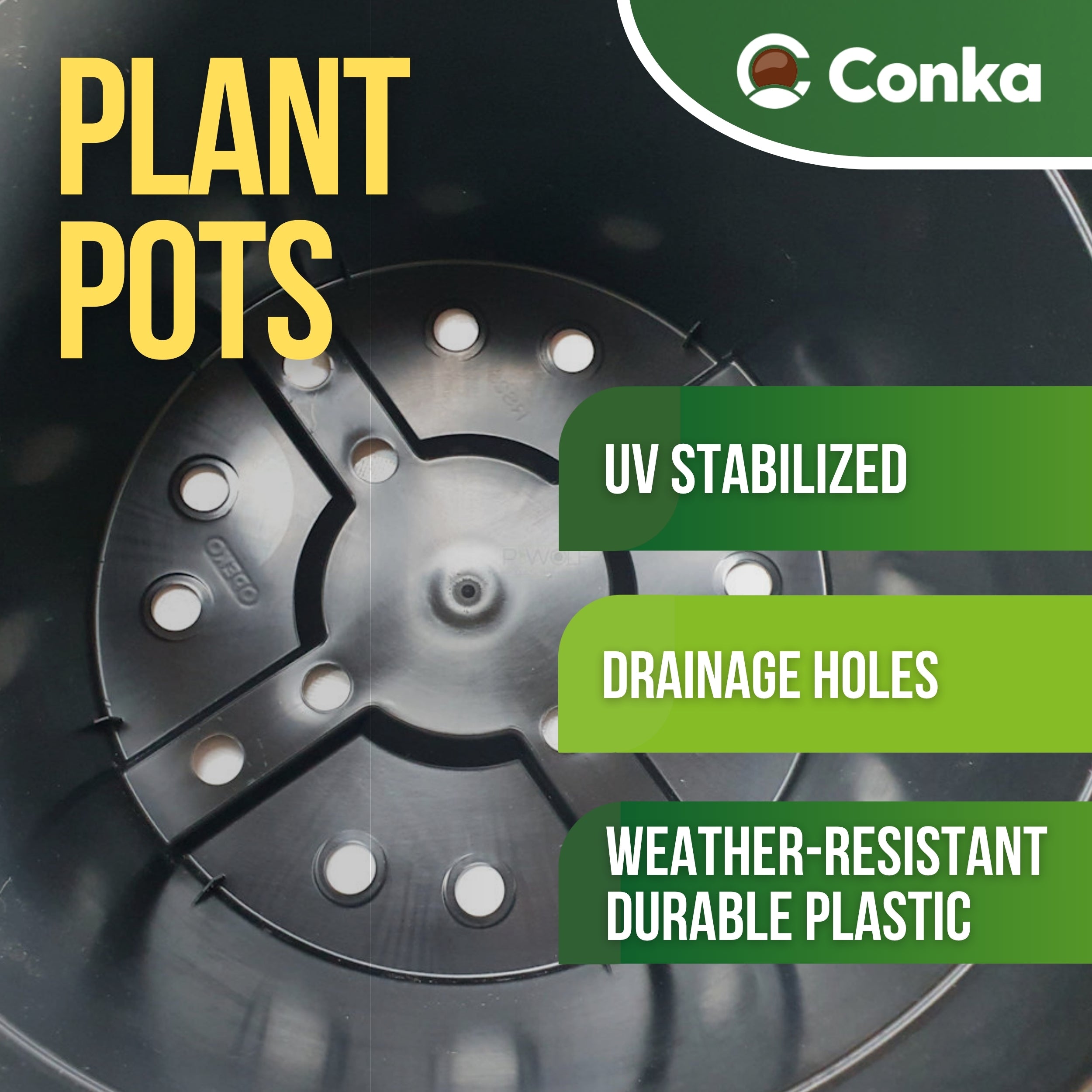 30 Litre Large Heavy Duty Pots with Handles