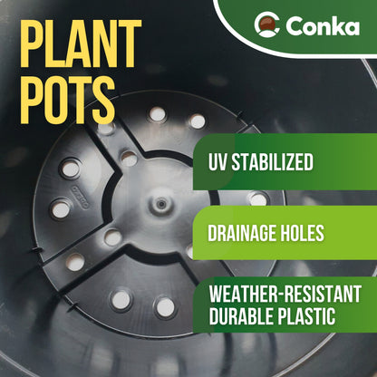 30 Litre Large Heavy Duty Pots with Handles