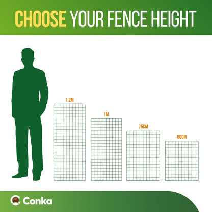 1m High Folding Dog Fence