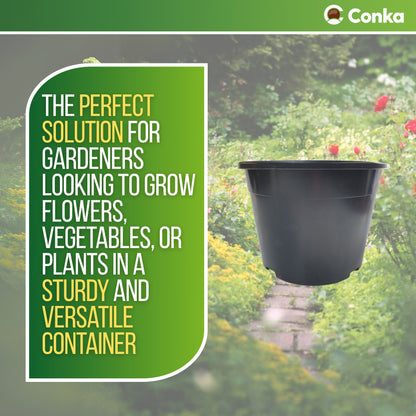 20 Litre (14" Diameter) Large Heavy Duty Pots