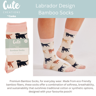 Labrador Toes & Trinkets Gift Set - Socks, Bookmark & Keyring