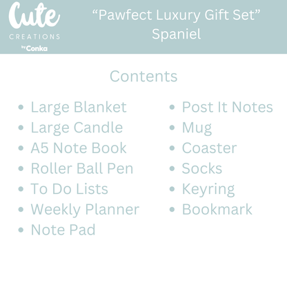 Spaniel  'Pawfect Luxury' Bumper Gift Set