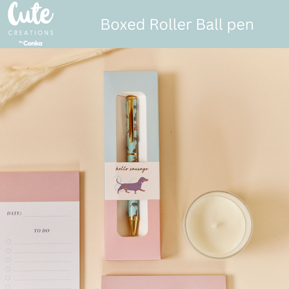 Dachshund 'Scripted Moments' Gift Set - Notebook & Pen