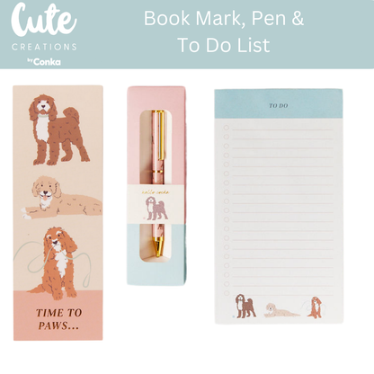 Cockapoo 'Brew & Do' Gift Set - Mug, Coaster, To Do List, Bookmark & Pen