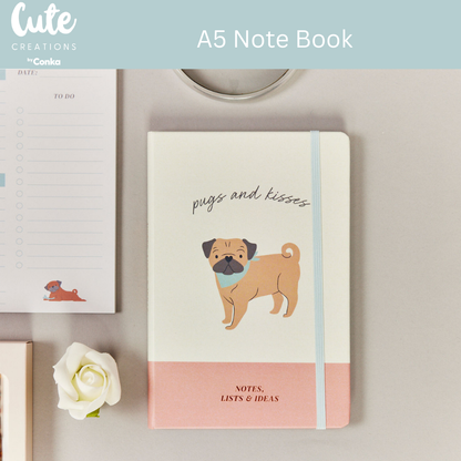 Pug 'Scripted Moments' Gift Set - Notebook & Pen
