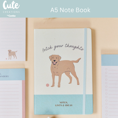 Labrador 'Scripted Moments' Gift Set - Notebook & Pen