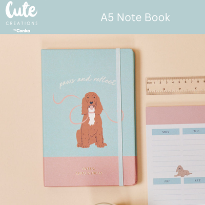 Spaniel 'Scripted Moments' Gift Set - Notebook & Pen