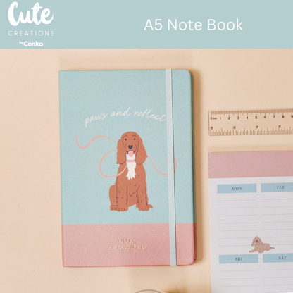 Spaniel 'Scripted Moments' Gift Set - Notebook & Pen