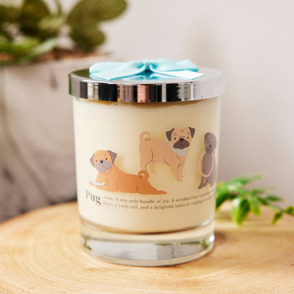 Pug Luxury Candle
