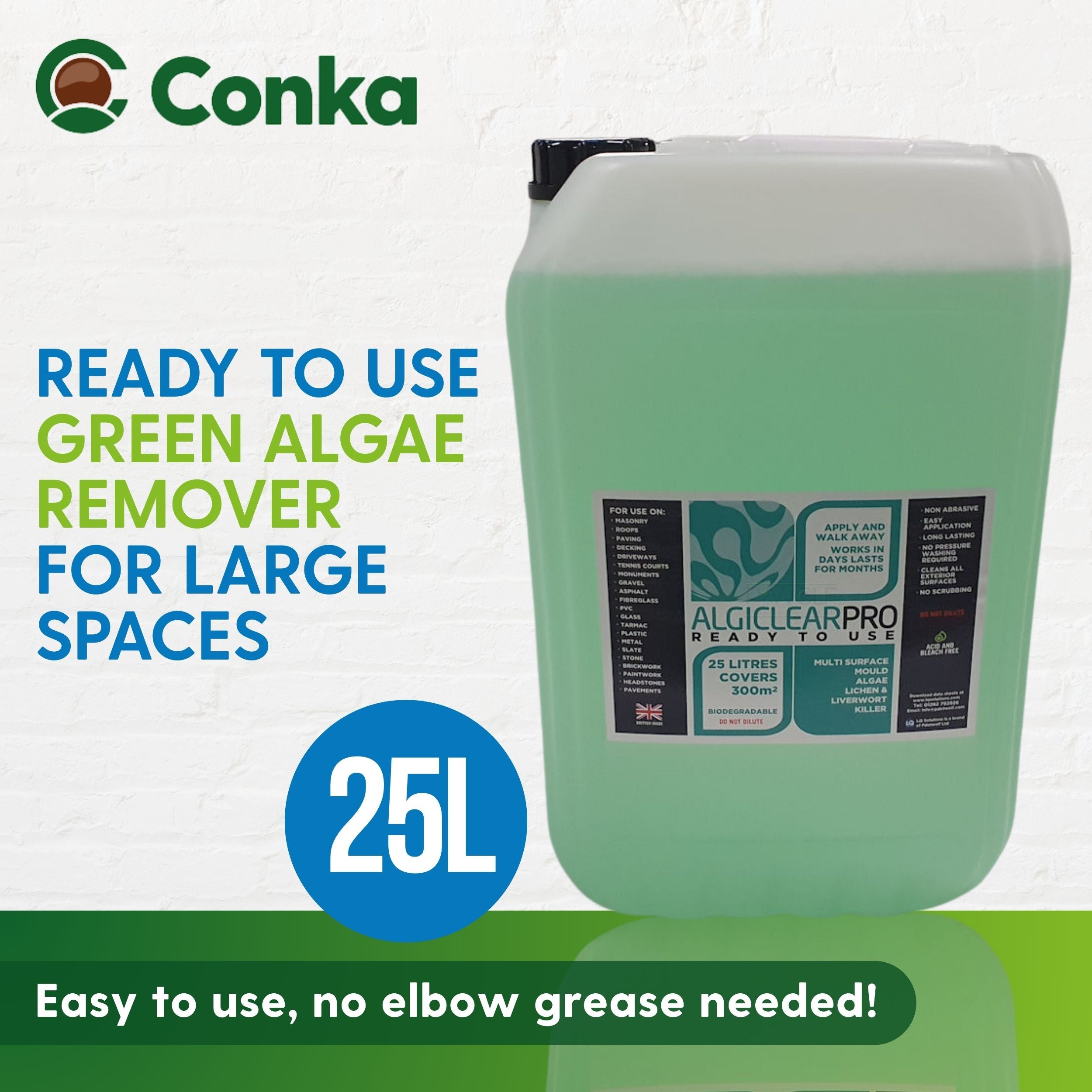 25ltr Algiclear Pro Ready To Use