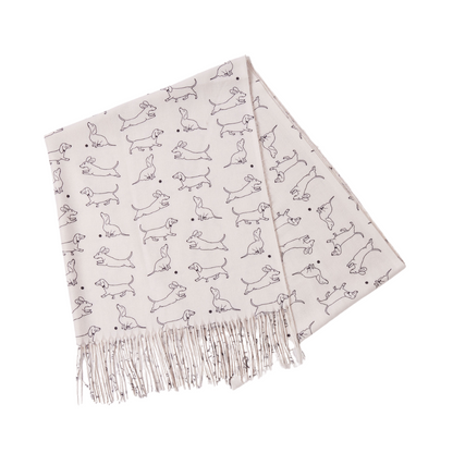 Dachshund Design Scarf