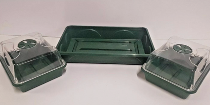 EARLYGROW 2 Bay Unheated Propagator With Mat & Tray Seeds, Cuttings, Hydroponics