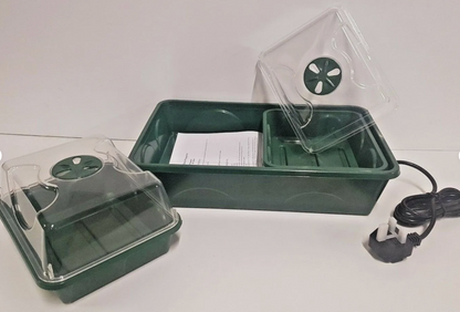 Earlygrow 2 Bay Heated Electronic Propagator Seeds Cuttings Hydroponics Growing