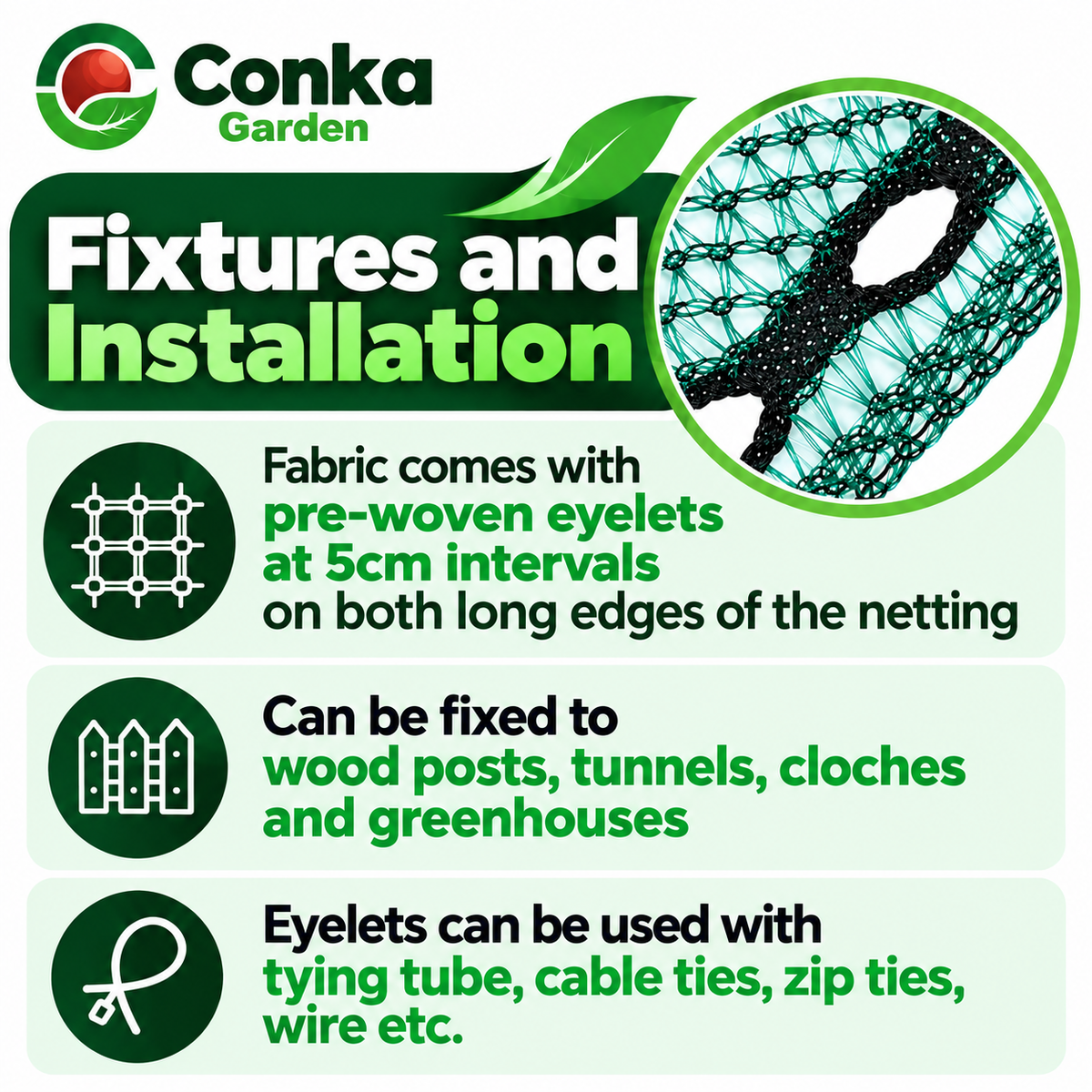 Green Garden Windbreak Netting – Greenhouse Shading