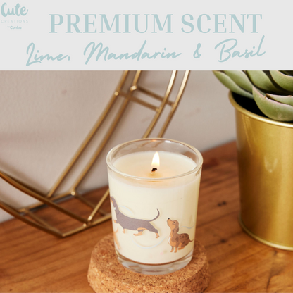 French Bulldog Luxury Candle with Lid comes in Gift Box
