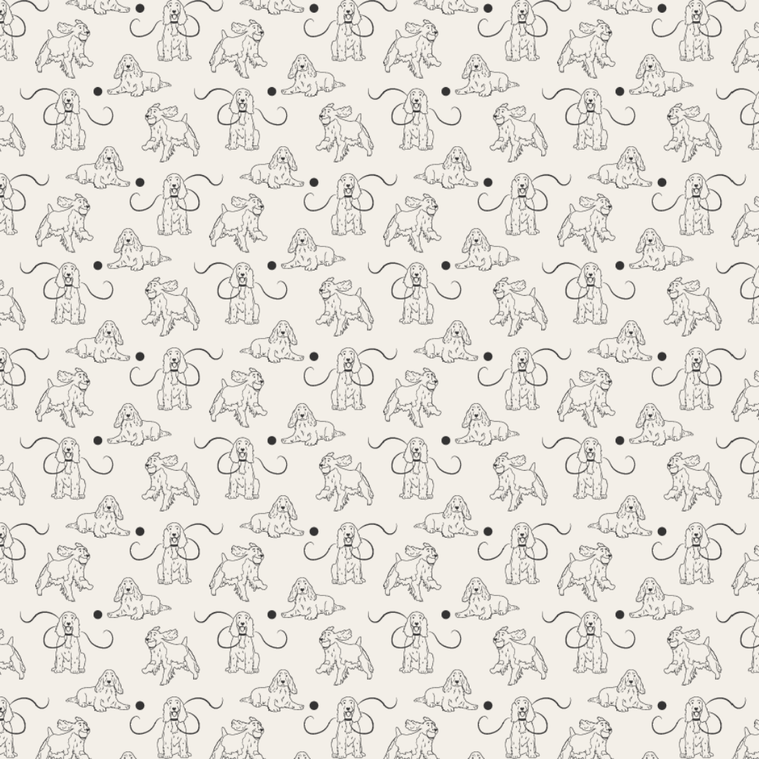 Spaniel Design Scarf