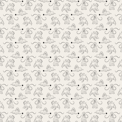 Spaniel Design Scarf