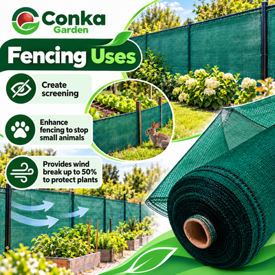 Green Garden Windbreak Netting – Greenhouse Shading