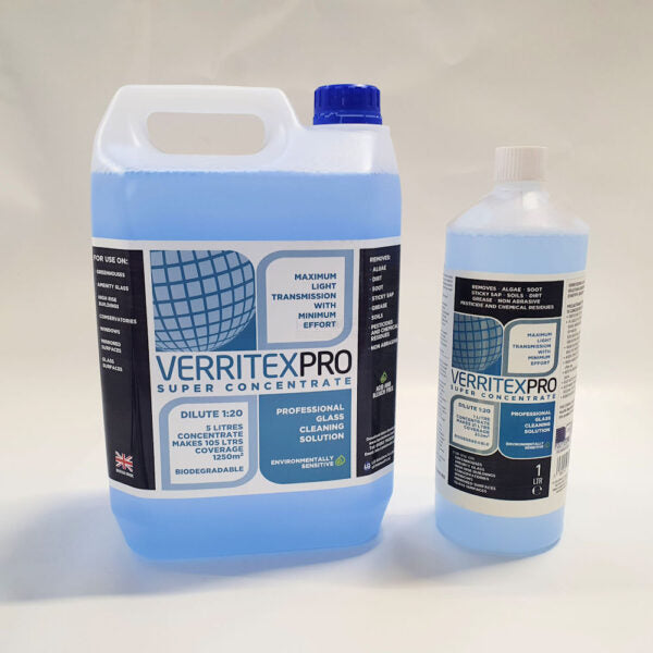 Verritex Pro Professional Glass Cleaner Concentrate 5ltr