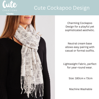 Cockapoo Design Scarf