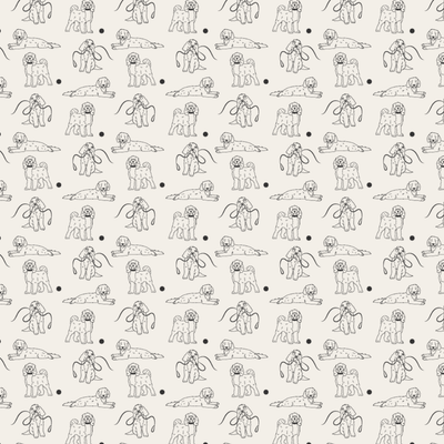 Cockapoo Design Scarf